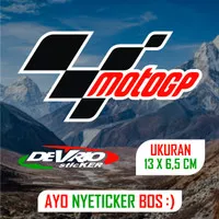 Stiker Logo Moto GP Motogp (Cutting Sticker) Panjang 15 cm