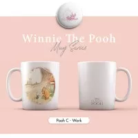 Mug Ceramic Pooh Classic Work (Winnie the Pooh)