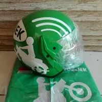 HELM+JAKET GOJEK BARU