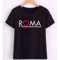 BlessCollection. Tshirt / Kaos Wanita / Baju Atasan Simple ROMA - Hitam