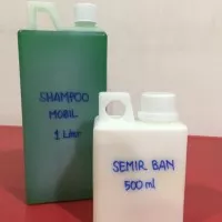 paket sabun shampoo 1 liter dan semir ban 500ml cuci mobil motor murah