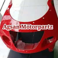 fairing atas ninja rr old merah maroon original