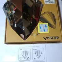 Visor & WindShield Vario 150 & Vario 125 Led Chrome Black Variasi TGP