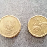 Uang koin 100 Rupiah Tahun 1992