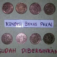 koin setengah Cent,1/2 sen 0,5 nederlandsch indie 1945 bekas uang kuno
