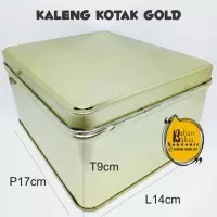 Kaleng Kotak Gold/ Kaleng Kotak/ Kaleng Souvenir