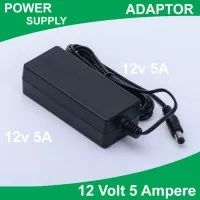 Adaptor AC 220v to DC 12v 5A / Power Supply DC 12v 5A