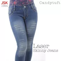 Laser Skinny 1994 celana wanita panjang bio Hijau skinny size 31-34