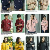 jaket bomber marsmellow patch/jaket marsmellow/bomber wanita