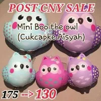 cupcake aisyah mini boo the owl squishy super sale murah