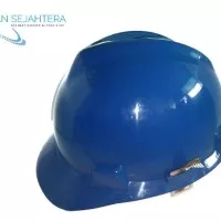 helm proyek /helm safety nylon pemutar warna BIRU MALSANA
