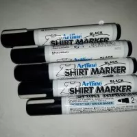 Artline shirt marker warna Hitam spidol untuk baju/kaos/kain