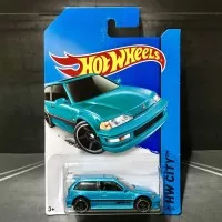 Hot Wheels 1990 Honda Civic Ef Blue