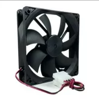 Kipas Fan Casing 12Cm Hitam Fan Case Desktop PC Komputer 12 Cm Black