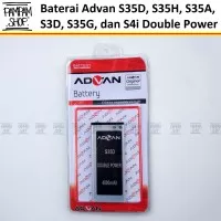 Baterai Advan S35D S4Z+ S4Z Plus Double Power Original Batre Batrai
