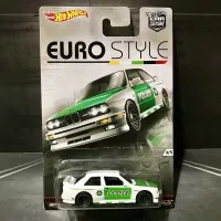 Hot Wheels '92 BMW M3 Polizei Euro Style Series Car Culture Ban Karet