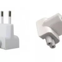 adapter - sambungan EU AC Plug for Apple Charger Adaptor Mac - White