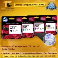 Tinta HP 685 Black & Tri Colour 1 SET ORIGINAL Ink Advantage Cartridge