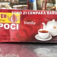 Teh Cap Poci Vanila Box isi 25 tea bags | Black Tea Teh Hitam Celup