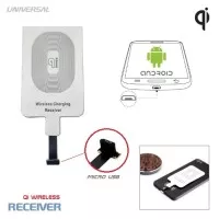 Wireless Receiver Qi Wireless Micro USB for Android - Aksesoris HP