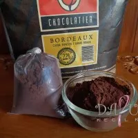 Cokelat Bubuk Tulip Bordeaux 100 gr Repack / Pure Dark Cocoa Powder