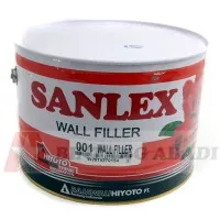 Sanlex Wall Filler 001 /  Plamuur Dempul Tembok Interior - Kaleng 1 Kg
