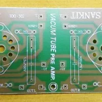 PCB SANKIT Preamp Tabung SRPP PCB polos cetak