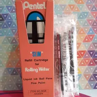 ISI PULPEN PENTEL MG8 REFILL BOLPEN PEN PENA BALL POINT ATK MURAH