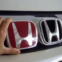 Emblem red Honda Jazz GK facelift 2018- logo merah depan grill