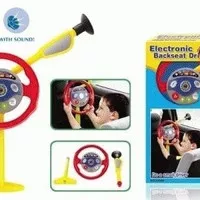 Mainan anak setir mobil / Electronic back seat driver car / setir kaca
