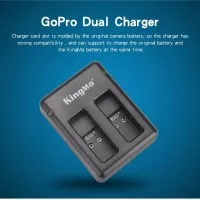 KINGMA DUAL CHARGER FOR GOPRO HERO5 HERO6 BLACK BATTERY