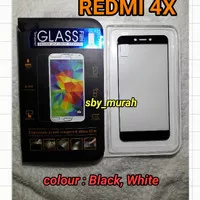 Tempered Glass Warna Redmi 4X Full Layar 3D
