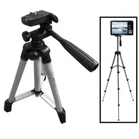 Weifeng Portable Tripod Stand 4-Section Aluminium Legs with Brace - WT