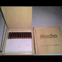 rokok cigarilos macho vanilla box kayu isi 20 batang