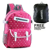 tas ransel sd smp sma wanita warna pink tas sekolah anak tas garsel