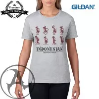 Kaos Pria / Wanita Original Gildan - Aku Cinta Indonesia - Wayang 09