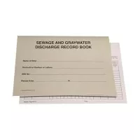 Sewage and Graywater Discharge Record Book / Logbook