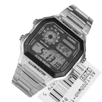 Casio AE1200WHD-1 jam tangan pria stainless original bargaransi kotak