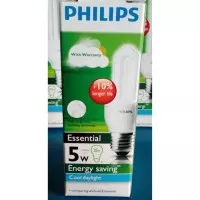 lampu philips essential esential 5w 5watt 5 w 5 watt philip