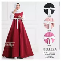 Baju Gamis Muslim Syari / Dress Maxy Belleza / Gamis Baloteli Wanita