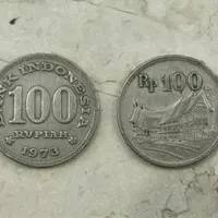 Uang Kuno Rp. 100,- tahun 1973 Ori