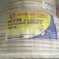 Kabel Supreme NYM 3x2.5 100M 100 Meter Asli Ori Supreme Cable Putih