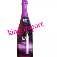 J&W Jw Sparkling drink Purple Cocktail 750ml minuman Rasa