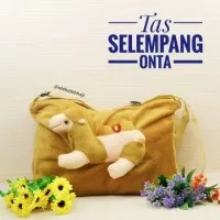 Tas Selempang Sling Bag Boneka Onta Unta Souvenir Oleh Oleh Haji Umroh