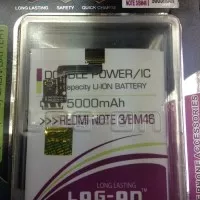 Batere Baterai Battery Xiaomi Redmi Note 3 Bm46 Dobel Power Log 5000ma