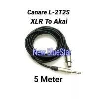 Kabel Mic Canare L-2T2S XLR To Akai - 5 Meter Kabel Canare L-2T2S