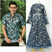 new SARIMBIT BATIK GAMIS SYAR'I MODERN BAJU COUPLE GAMIS BATIK