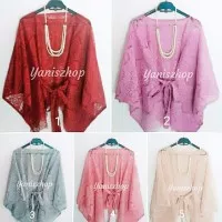 Batwing Brokat Cape Brokat Pita Kebaya Brokat