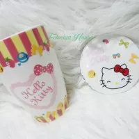 Mug / Gelas Hello Kitty Tirai (FREE PACKING BUBBLE)