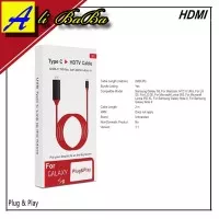 Kabel HDTV USB C to HDMI Kabel Konverter USB C ke HDTV USB-C Type-C